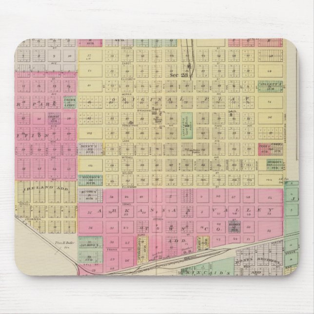 Great Bend, Albert, Kansas Mousepad (Vorne)