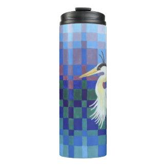 Great Blue Heron bargello Thermosbecher
