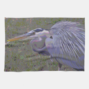 Great Blue Heron Challenge Küchentuch