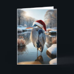 GREAT BLUE HERON CHRISTMAS - WILDLIFE WINTER FEIERTAGSKARTE<br><div class="desc">Great Blue Heron Christmas Diese Weihnachtskarte ist eine atemberaubende Erinnerung der Schönheit und Gnade während der Ferienzeit. Der Große Blaue Held strahlt ein Gefühl von Verwunderung und Freude aus und inspiriere uns alle, diese magische Jahreszeit anzunehmen. Machen Sie sich bereit, mit unserer schönen GBH Weihnachtskarte Freude und Glück zu verbreiten....</div>