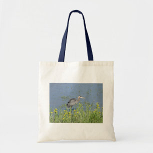 Great Blue Heron in River. Tragetasche
