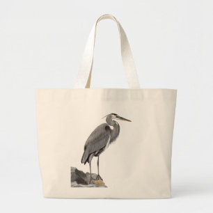 Great Blue Heron Jumbo Stoffbeutel