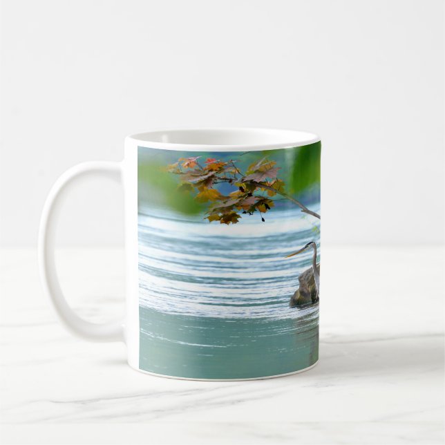 Great Blue Heron Kaffeetasse (Links)