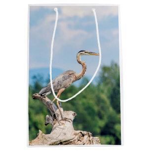 Great Blue Heron Mittlere Geschenktüte