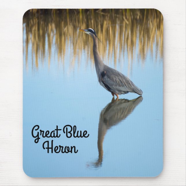 Great Blue Heron Mousepad (Vorne)