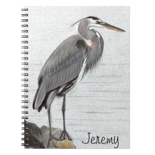 Great Blue Heron Notizblock (Vorderseite)