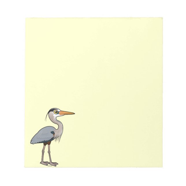 Great Blue Heron Notizblock (Vorderseite)
