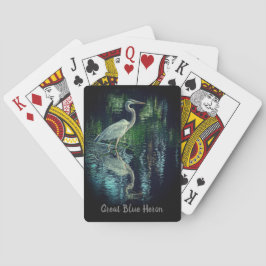 Great Blue Heron Playing Cards Spielkarten