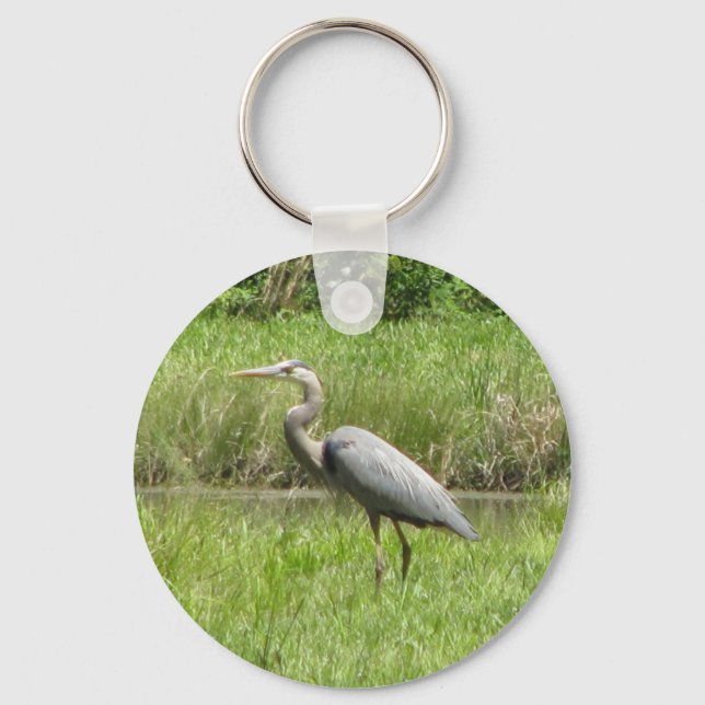 Great Blue Heron Schlüsselanhänger (Vorderseite)