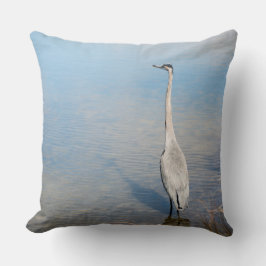 Great Blue Heron Throw Kissen
