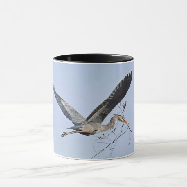 Great Blue     HeronCoffee Tasse (Zentrum)