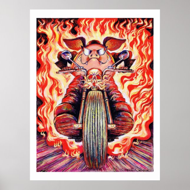 Great Boars Afire Poster (Vorne)