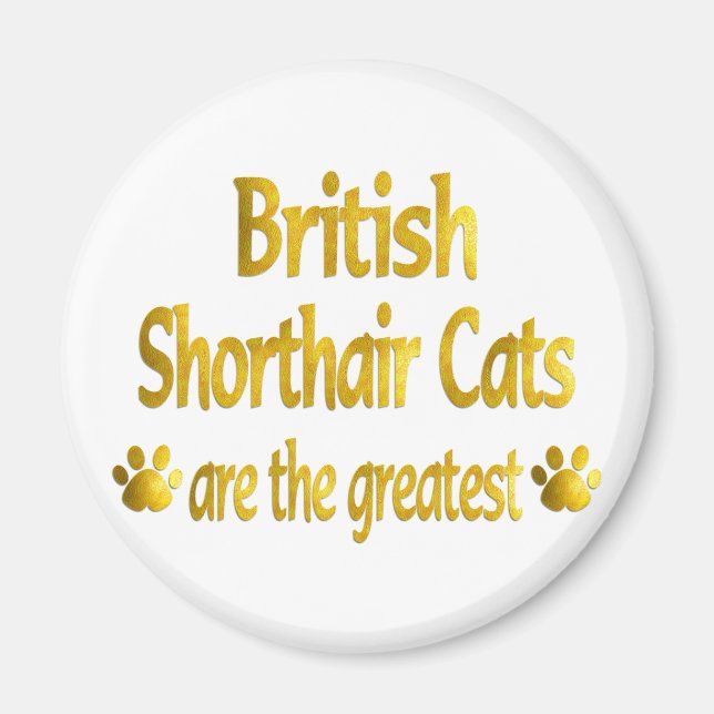 Great British Shorthair Magnet (Vorne)