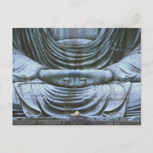 Great Buddha Detail, Kotokuji Temple, Kamakura, 2 Postkarte (Vorderseite)