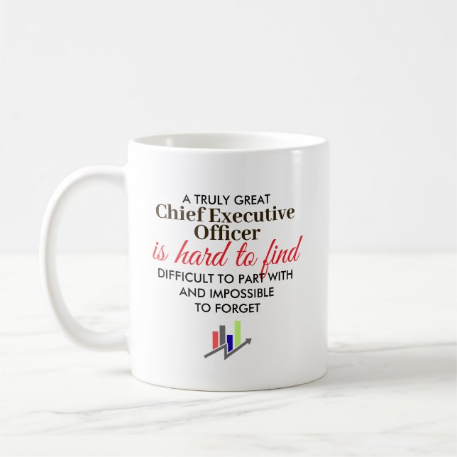 Great Chief Executive Officer Personalized Gift Kaffeetasse (Links)
