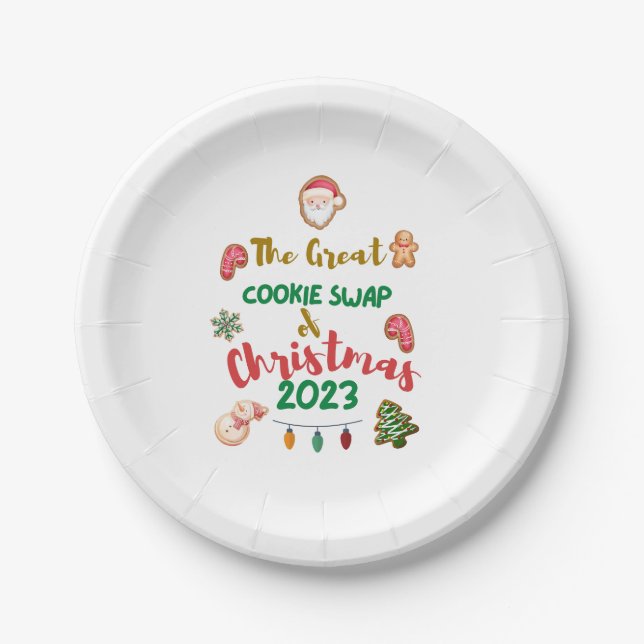 Great Cookie Swap of Christmas 2023 - Teller (Vorderseite)