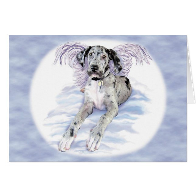 Great Dane Angel Merle UC (Vorderseite (Horizontal))