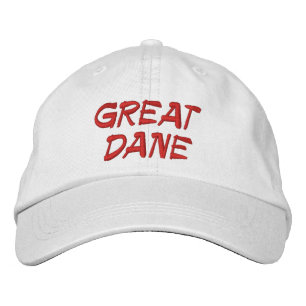 GREAT DANE BESTICKTE BASEBALLKAPPE