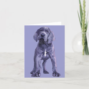 Great Dane "Big Baby" Welpe Karte