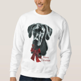 Great Dane Black Christmas Geschenke Sweatshirt