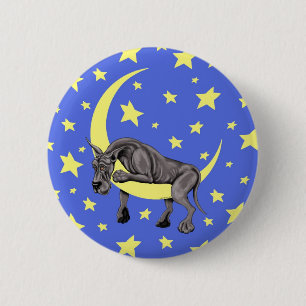 Great Dane Black Twinkle - Maßgeschneidert Button
