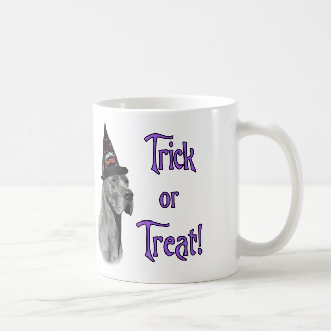 Great Dane (blau) Trick Kaffeetasse (Rechts)