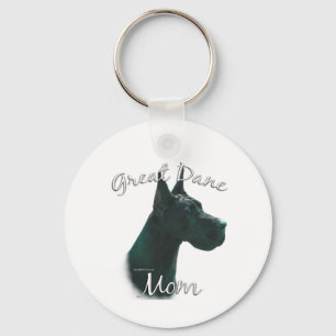 Great Dane (blk) Mama 2 Schlüsselanhänger
