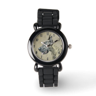 Great Dane (Brindle) Malerei - Original Hunde Art Armbanduhr