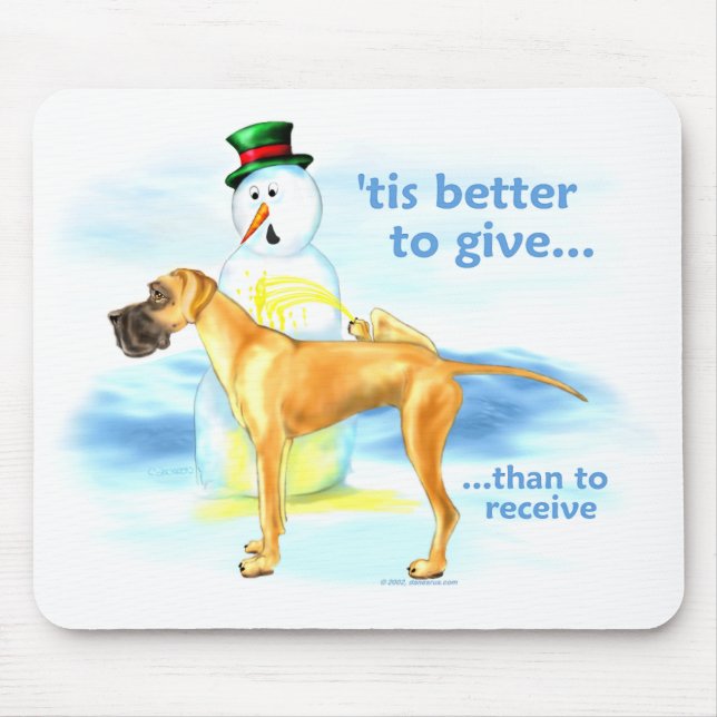 Great Dane BTG Fawn UC Mousepad (Vorne)