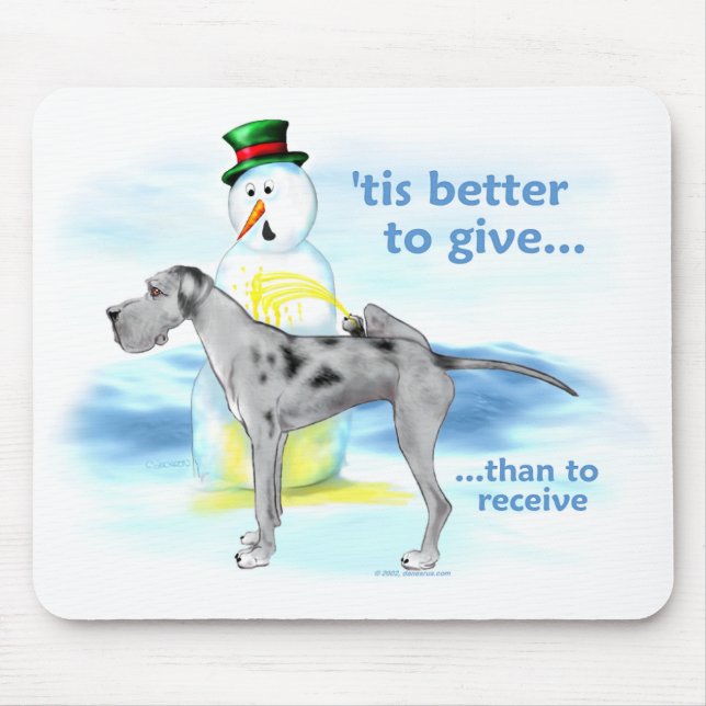 Great Dane BTG Merle UC Mousepad (Vorne)