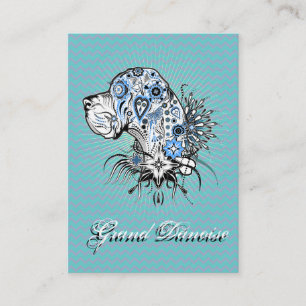 Great Dane Business Cards Visitenkarte