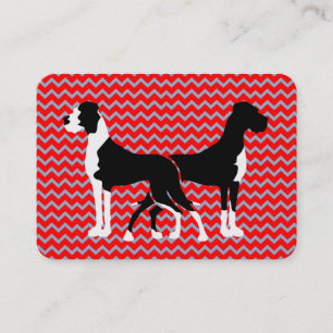 Great Dane Business Cards Visitenkarte