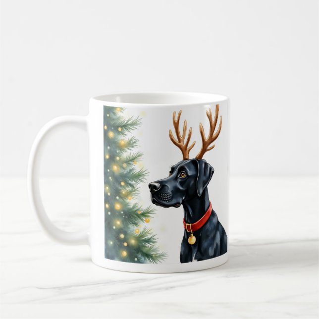 Great Dane Christmas Mug Kaffeetasse (Links)
