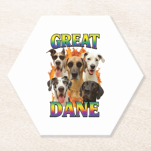 Great Dane Copy Untersetzer (Vorderseite)