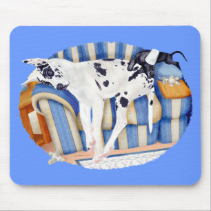 Great Dane Couch Taters Mousepad
