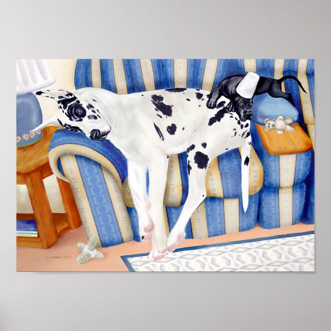 Great Dane Couch Taters Poster (Vorne)