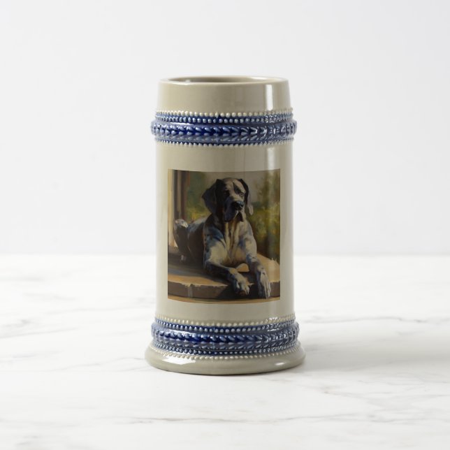 Great Dane Dog Bierglas (Mittel)