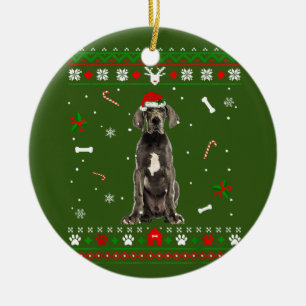 Great Dane Dog Keramik Ornament
