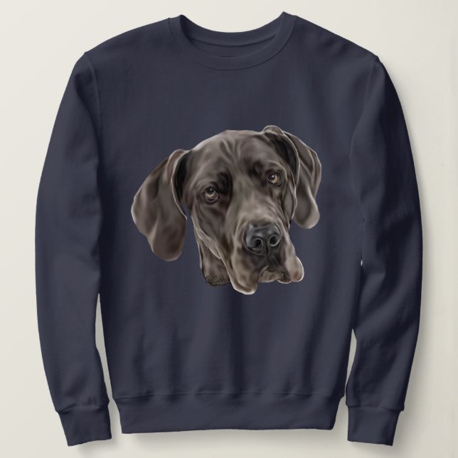 Great Dane Dog Sweatshirt (Design vorne)