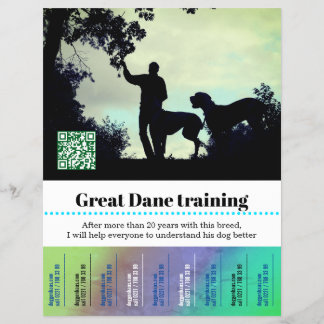 Great Dane Dog Training green  Flyer