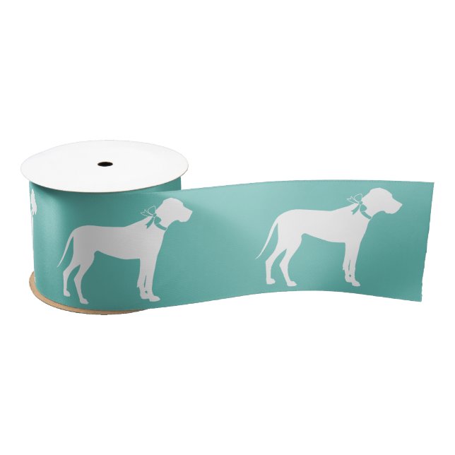 Great Dane Doppy Puppy Satinband (Spule)