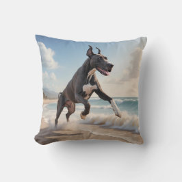 Great Dane Elegant Throw Kissen