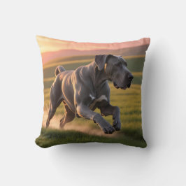 Great Dane Elegant Throw Kissen