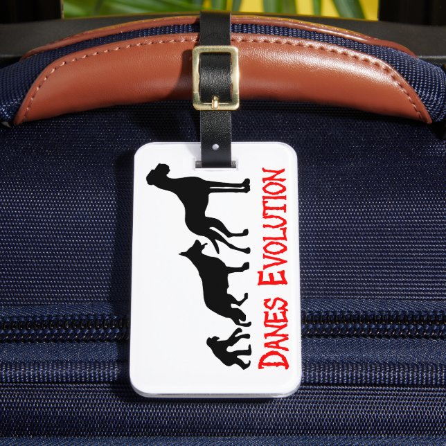 Great Dane Fun Geschenke Gepäckanhänger (Vorderseite Insitu 2)