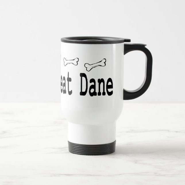 Great Dane Gips Reisebecher (Rechts)