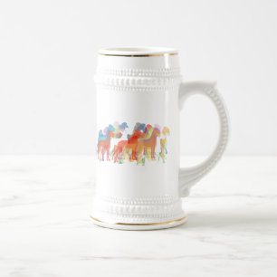 Great Dane Gruppe Bierglas