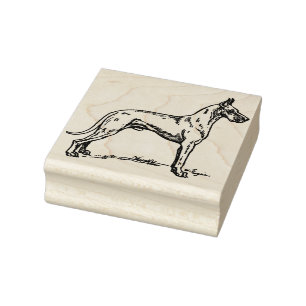 Great Dane Gummistempel