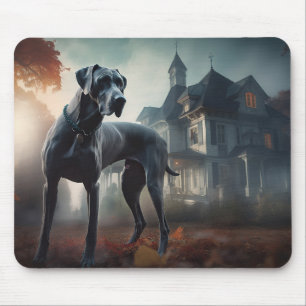 Great Dane Halloween Beängstigend Mousepad
