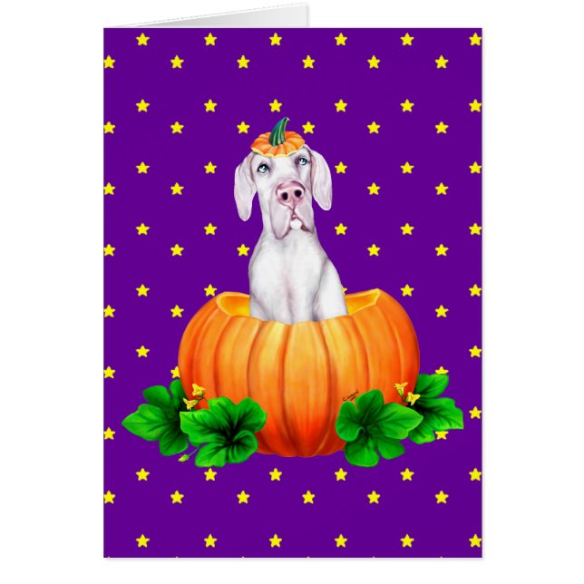Great Dane Halloween White UC Dane-O-Lantern (Vorne)