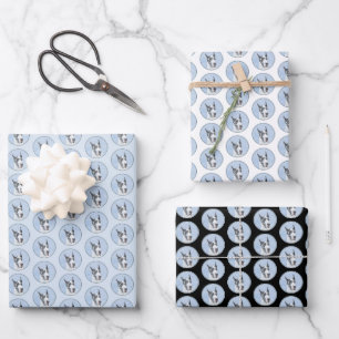 Great Dane (Harlequin) Malerei - Original Dog Art Geschenkpapier Set